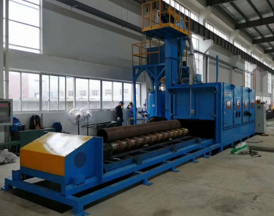 汉中喷砂机在管道除锈中的现场施工应用